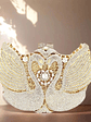Dazzling Luxury Rhinestone Swan Clutch  - thumbnail 9
