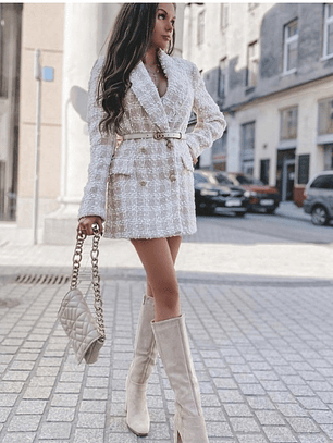 Zara Quilted Bag with Chain Accent