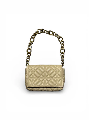 Zara Quilted Bag with Chain Accent
