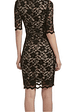 Badgley Mischka Lace Dress Sz 6 - vignette 2