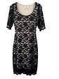 Badgley Mischka Lace Dress Sz 6 - vignette 3