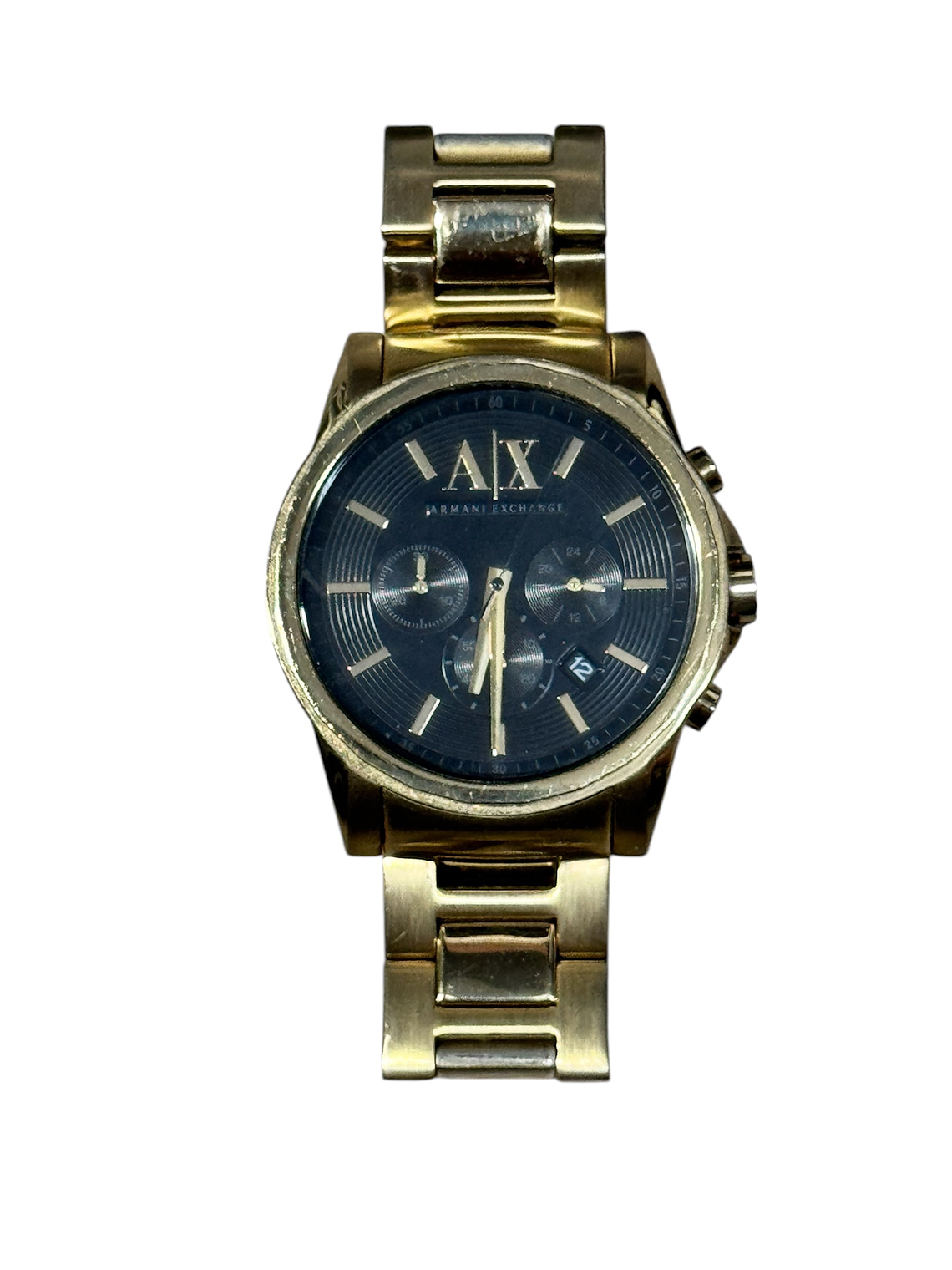 Armani Exchange AX2095 Men’s Chronograph Gold-Tone Stainless Steel Watch 1