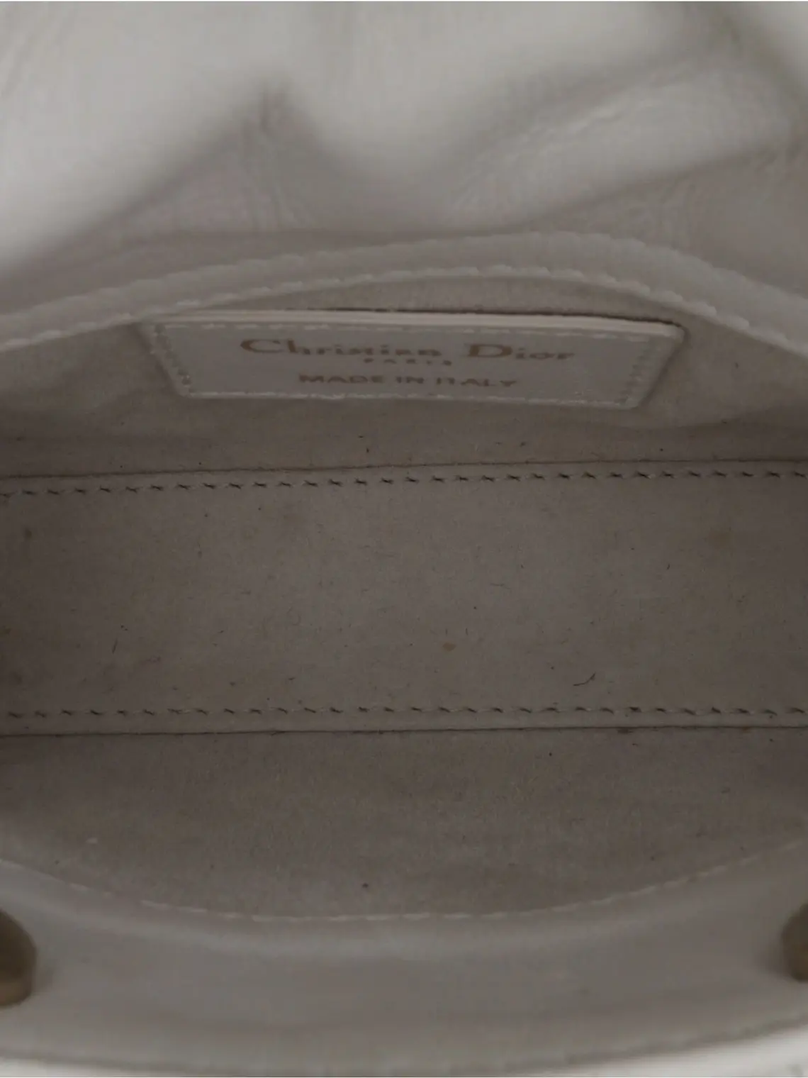 Lady Dior Micro Lambskin Cannage Satchel 4