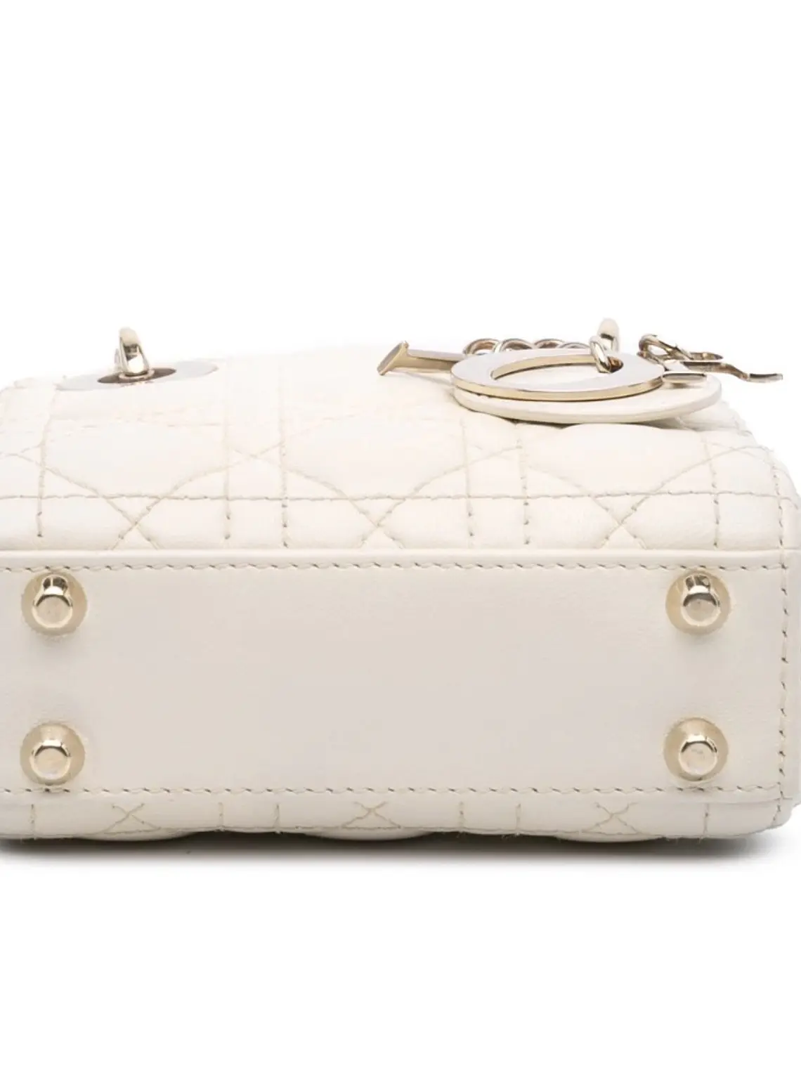 Lady Dior Micro Lambskin Cannage Satchel 3