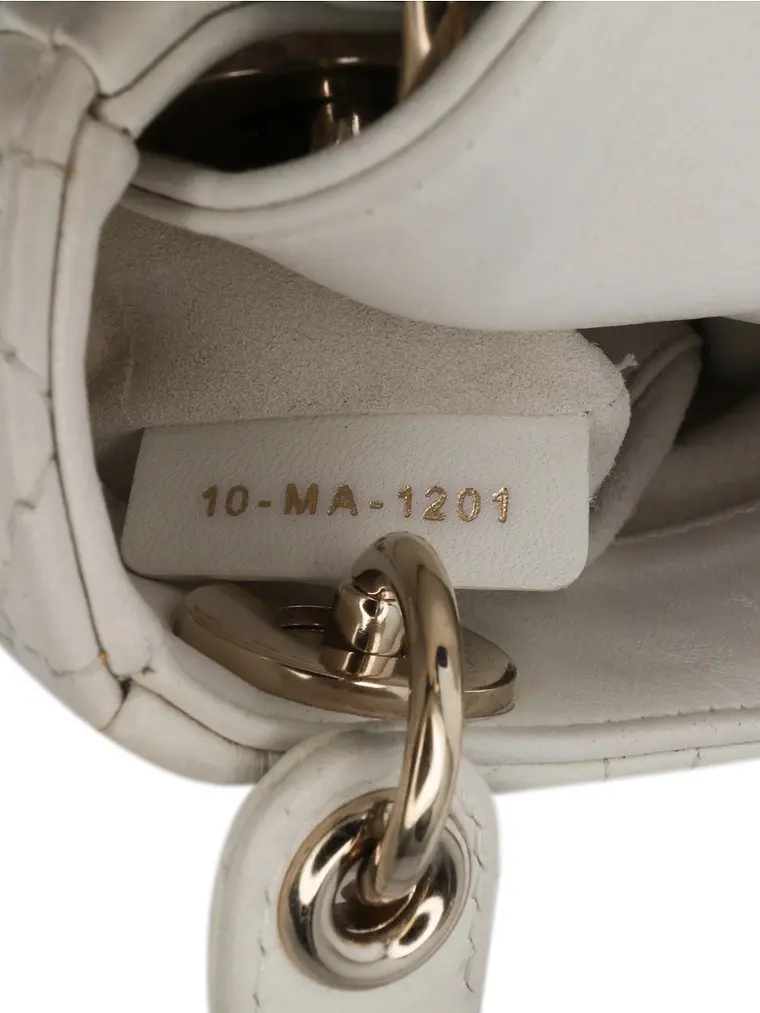 Lady Dior Micro Lambskin Cannage Satchel 9