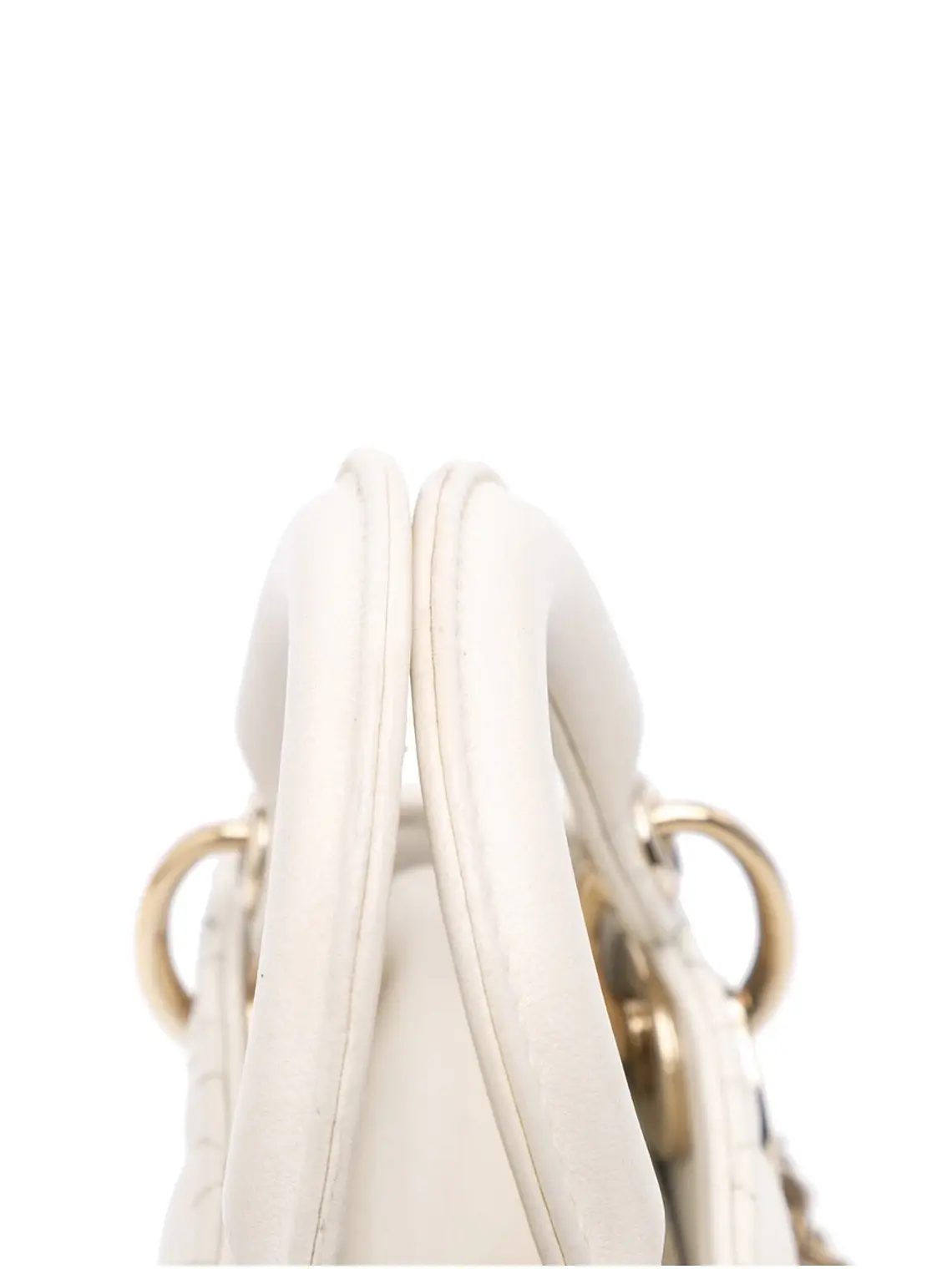 Lady Dior Micro Lambskin Cannage Satchel 6