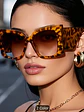 Leopard Oversized Sunglasses  - vignette 2
