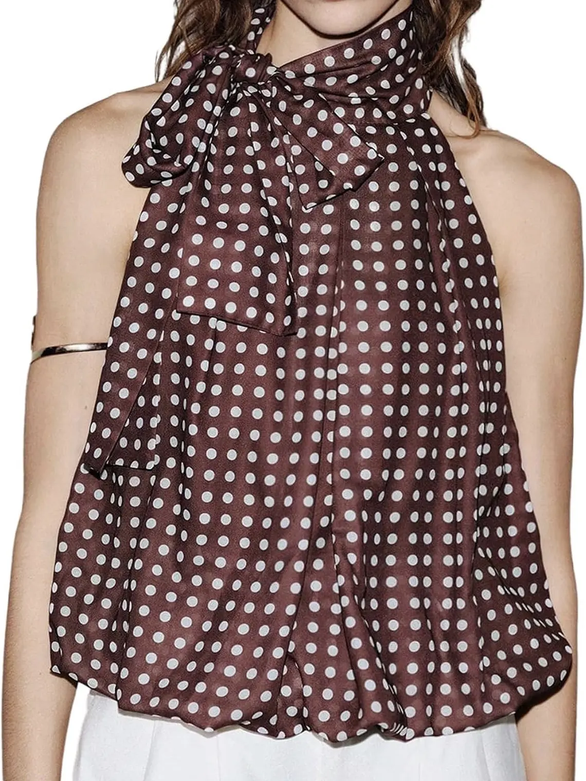 Polka Dot Halter Top 4