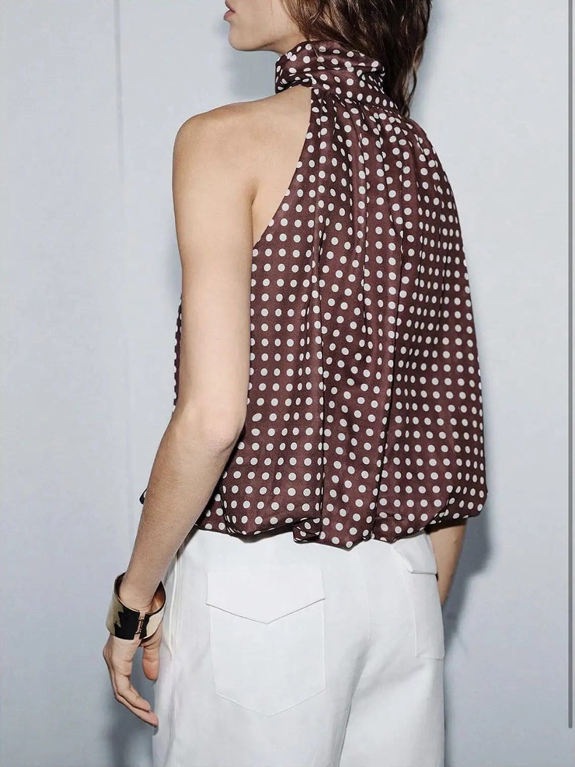 Polka Dot Halter Top 2