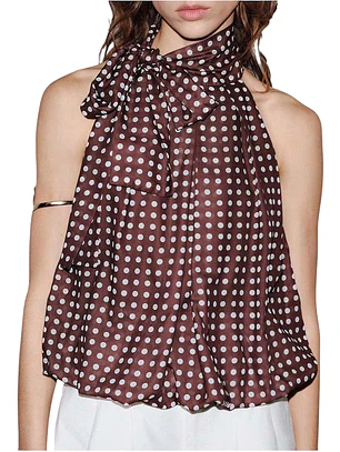 Polka Dot Halter Top