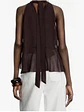 Chocolate Ruffle Halter - thumbnail 5