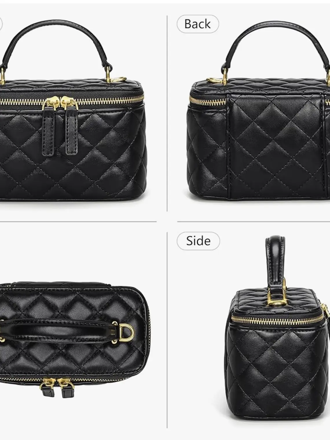 Quilted Top Handle Mini Crossbody  3