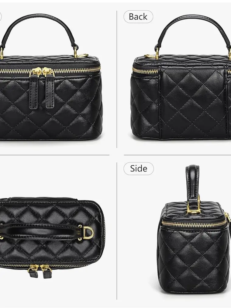 Quilted Top Handle Mini Crossbody  3