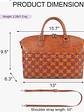 Luxe Genuine Leather Satchel - thumbnail 5
