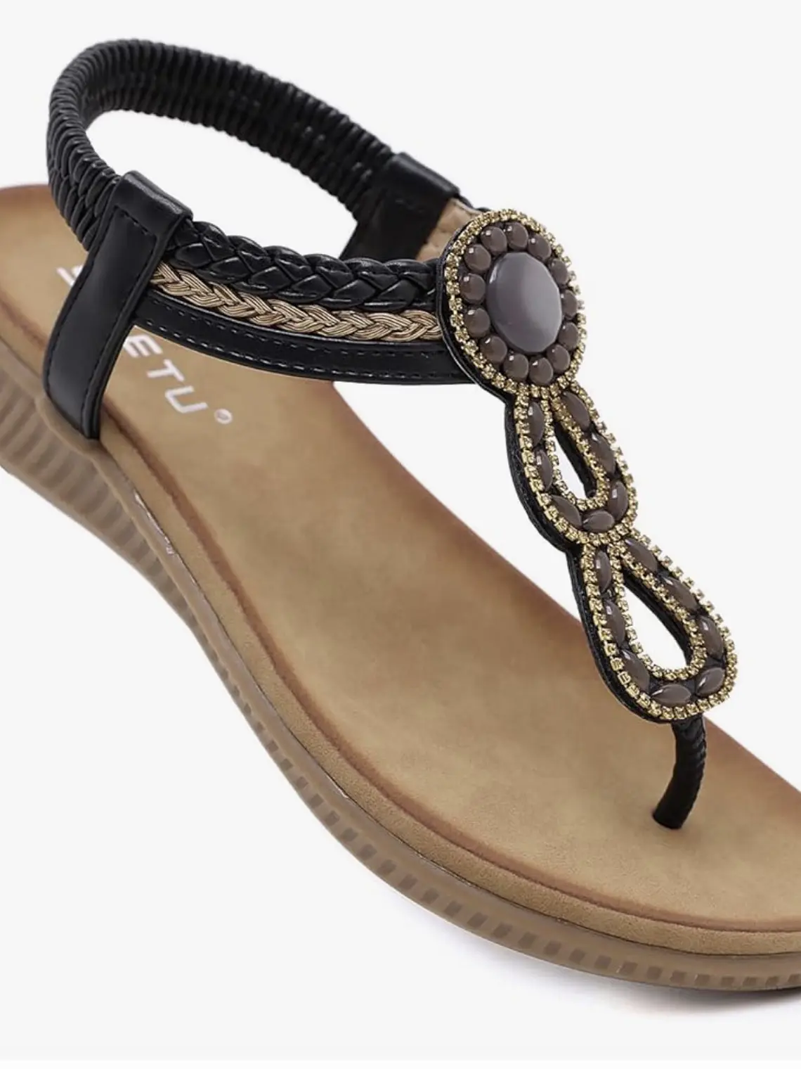 Boho Jeweled Sandals 2