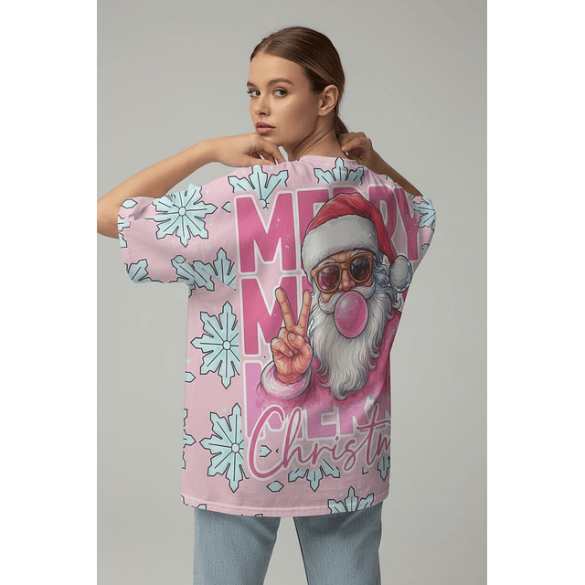 polera oversize navidad n-1-m