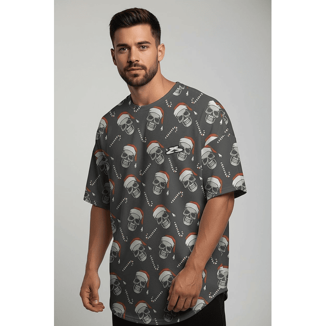 polera oversize navidad n-2