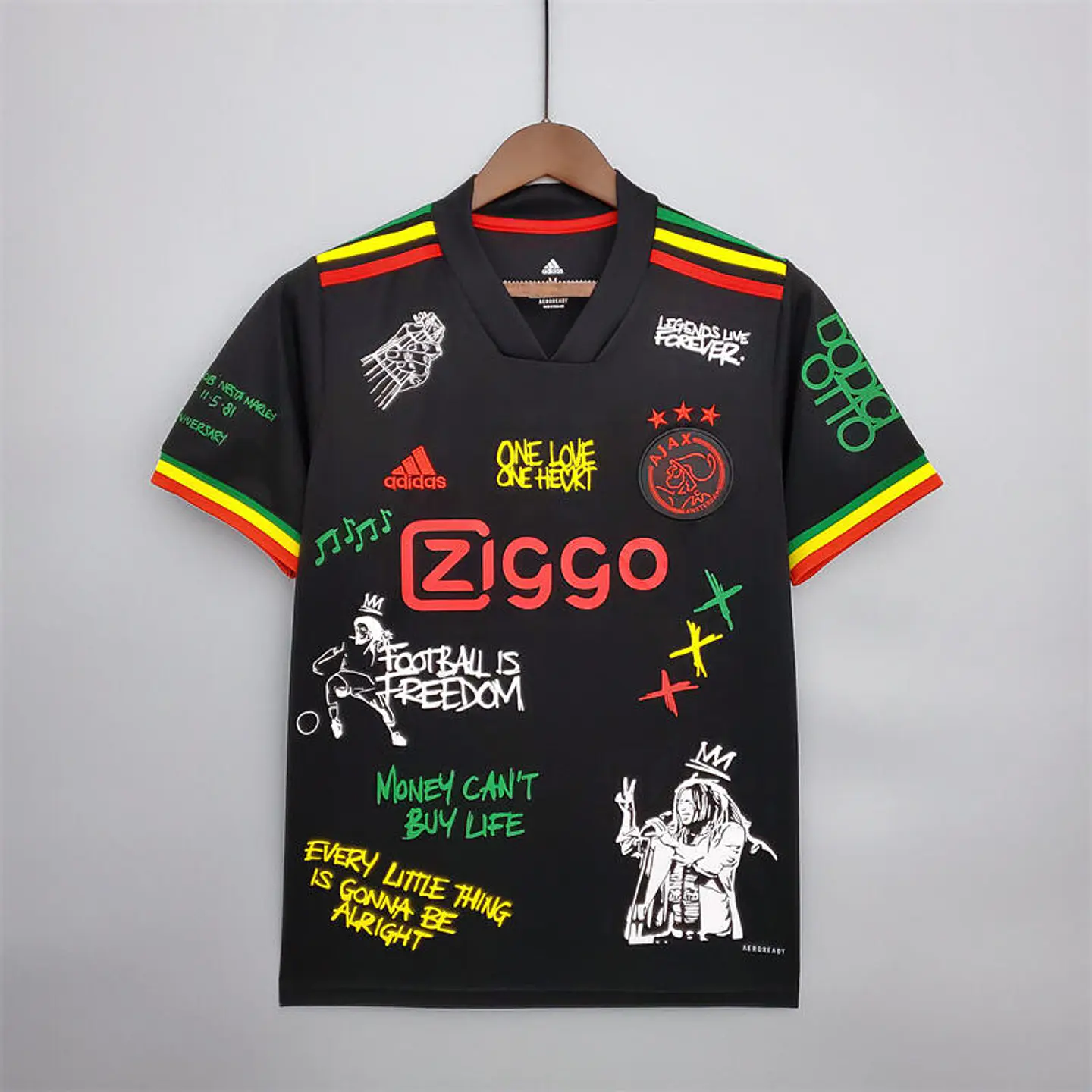 AJAX FC 21/22 Retro (Edição Especial Bob Marley) 1