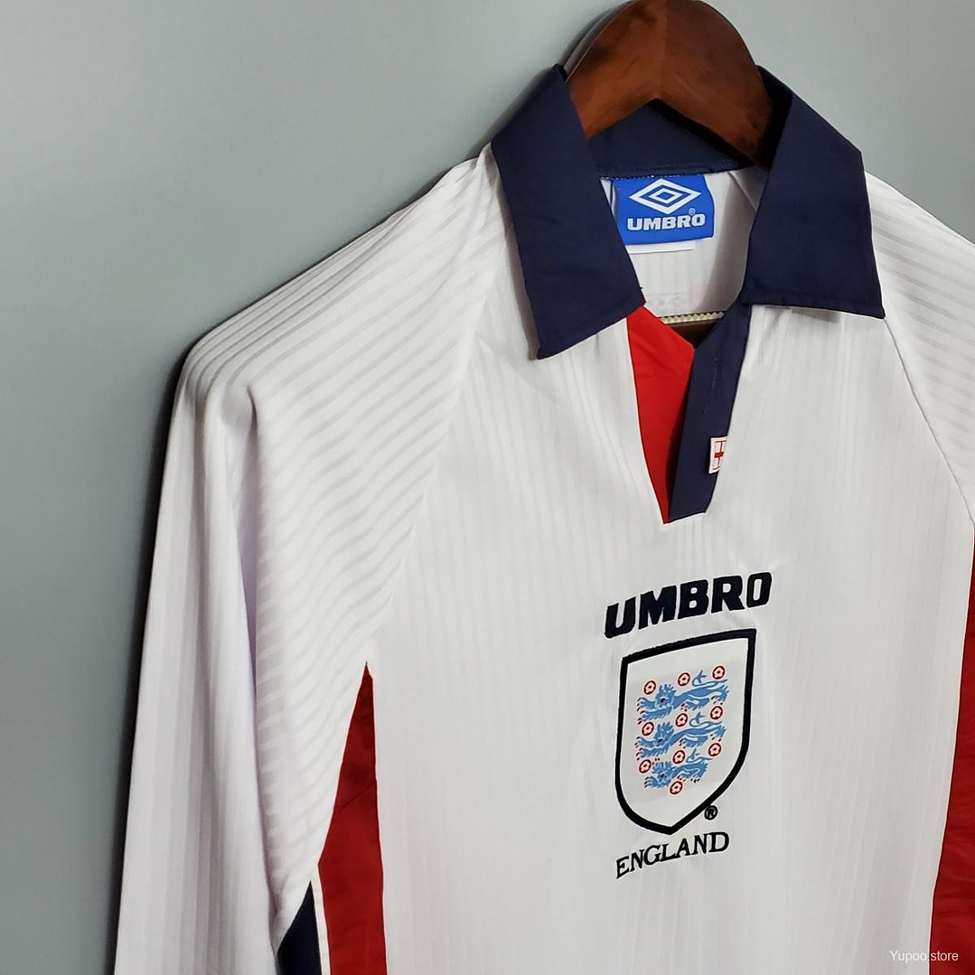 INGLATERRA 1998 Retro (Home Kit) Manga Comprida 3