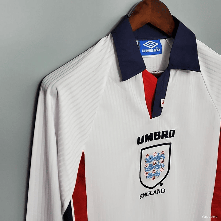 INGLATERRA 1998 Retro (Home Kit) Manga Comprida 3