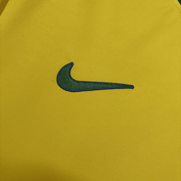Brasil 1998 Retro (Home Kit) Manga Comprida 4