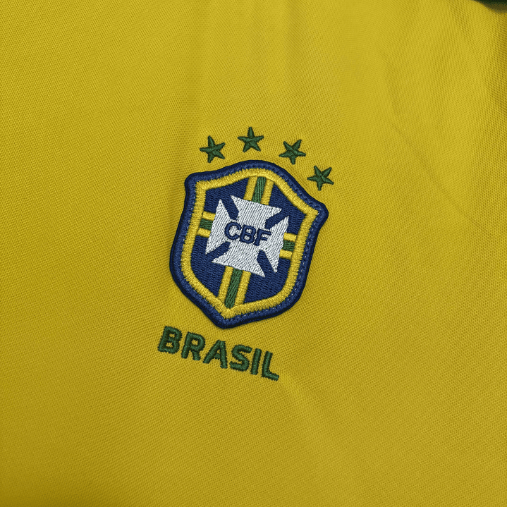 Brasil 1998 Retro (Home Kit) Manga Comprida 3
