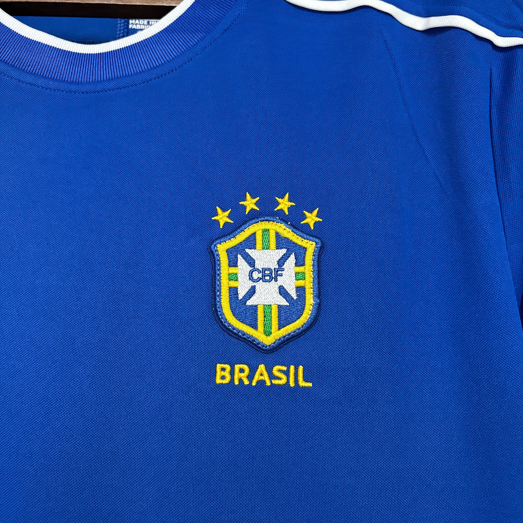 BRASIL 1998 Retro (Away Kit) Manga Comprida 3