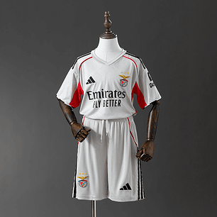 SL BENFICA 25/26 (Away Bege) Kit Criança