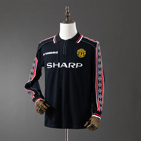 MANCHESTER UNITED 98/99 Retro (Away) Manga Comprida