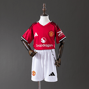 MANCHESTER UNITED 25/26 (Home Kit Criança)