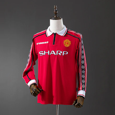 MANCHESTER UNITED 98/99 Retro (Home) Manga Comprida