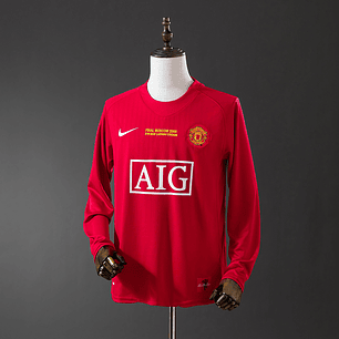 MANCHESTER UNITED 07/08 Retro (Manga Comprida)