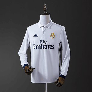 REAL MADRID Retro 16/17 (Home) Manga Comprida