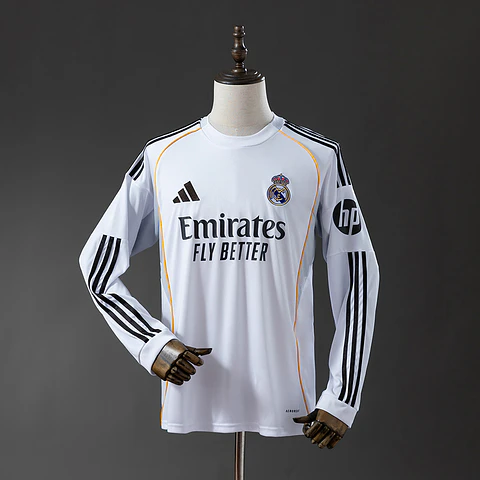 REAL MADRID 25/26 (Home Kit) Manga Comprida