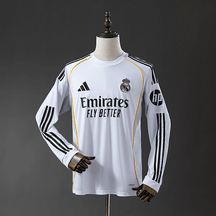 REAL MADRID 25/26 (Home Kit) Manga Comprida
