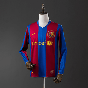 BARCELONA O7/08 Retro (Home) Manga Comprida