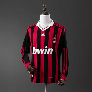 AC MILAN Retro 09/10 (Home) Manga Comprida