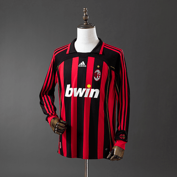 AC Milan 06/07 Retro (Home) Manga Comprida 1
