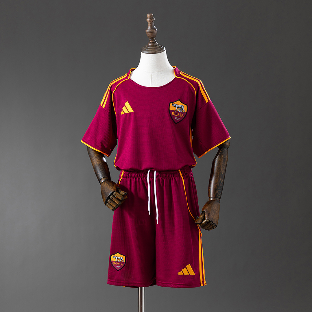 AS ROMA 25/26 (Home Kit Criança) 1