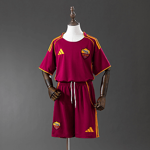 AS ROMA 25/26 (Home Kit Criança)
