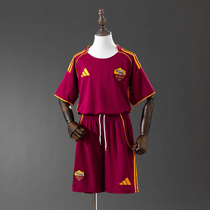 AS ROMA 25/26 (Home Kit Criança) 1