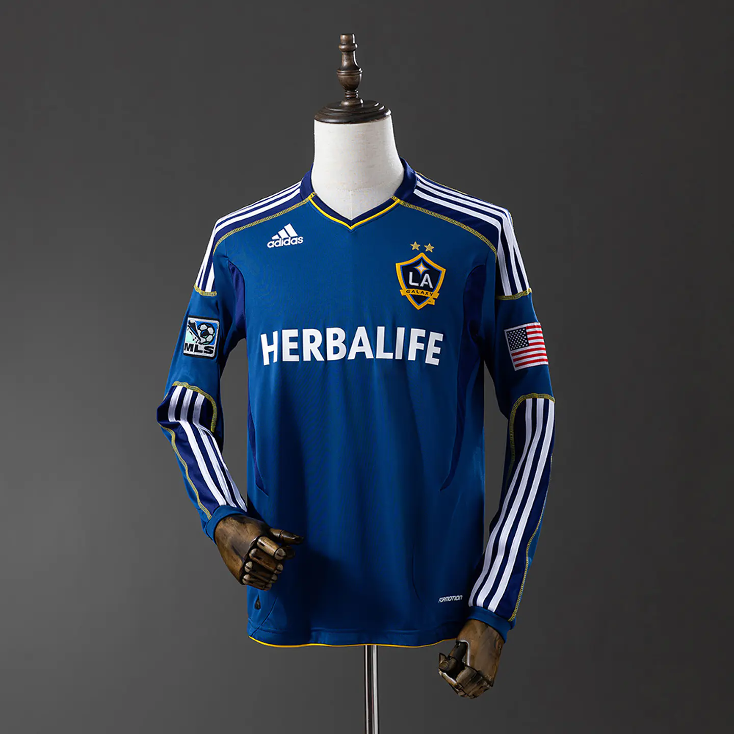 LA GALAXY Retro 11/12 (Away) Manga Comprida 1