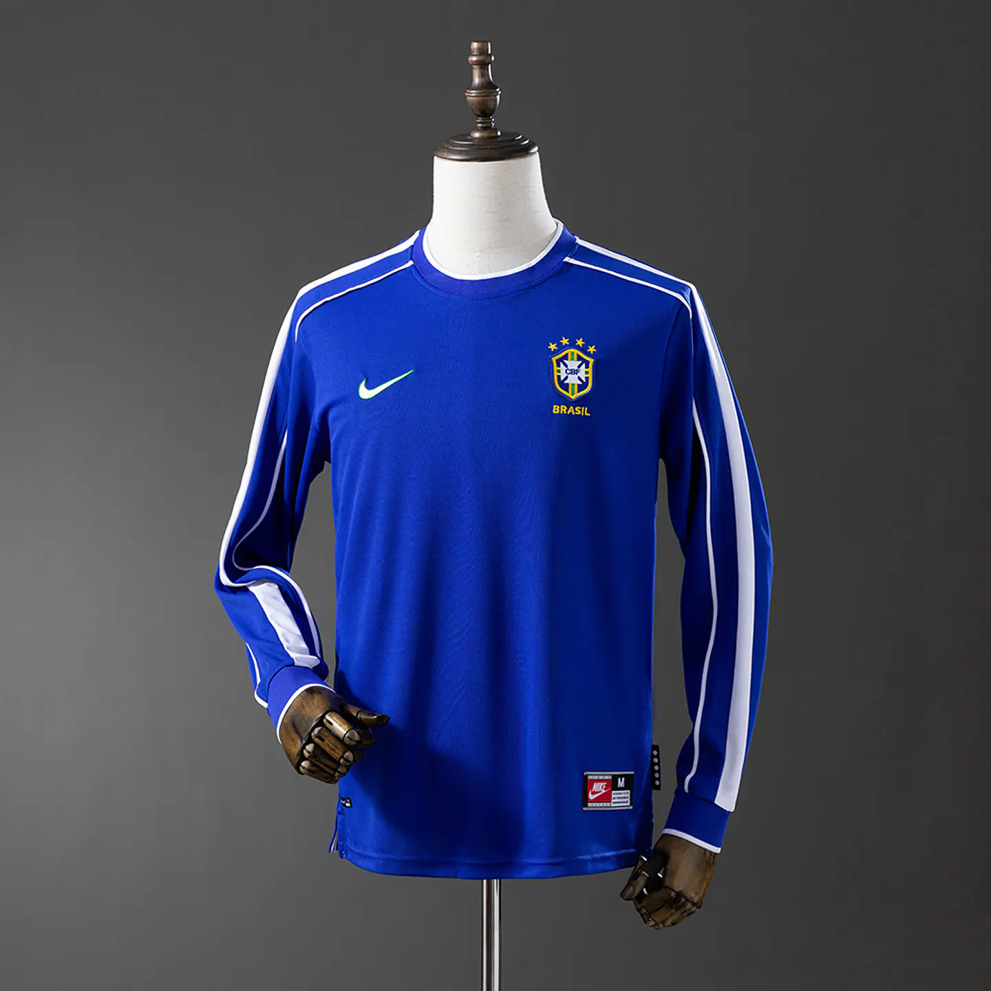 BRASIL 1998 Retro (Away Kit) Manga Comprida 1