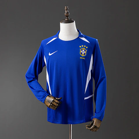 BRASIL 2002 Retro (Away) Manga Comprida