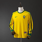 Brasil 1998 Retro (Home Kit) Manga Comprida - thumbnail 1