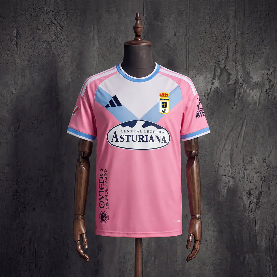 Real Oviedo 26/27 (Away Pink Kit) 1