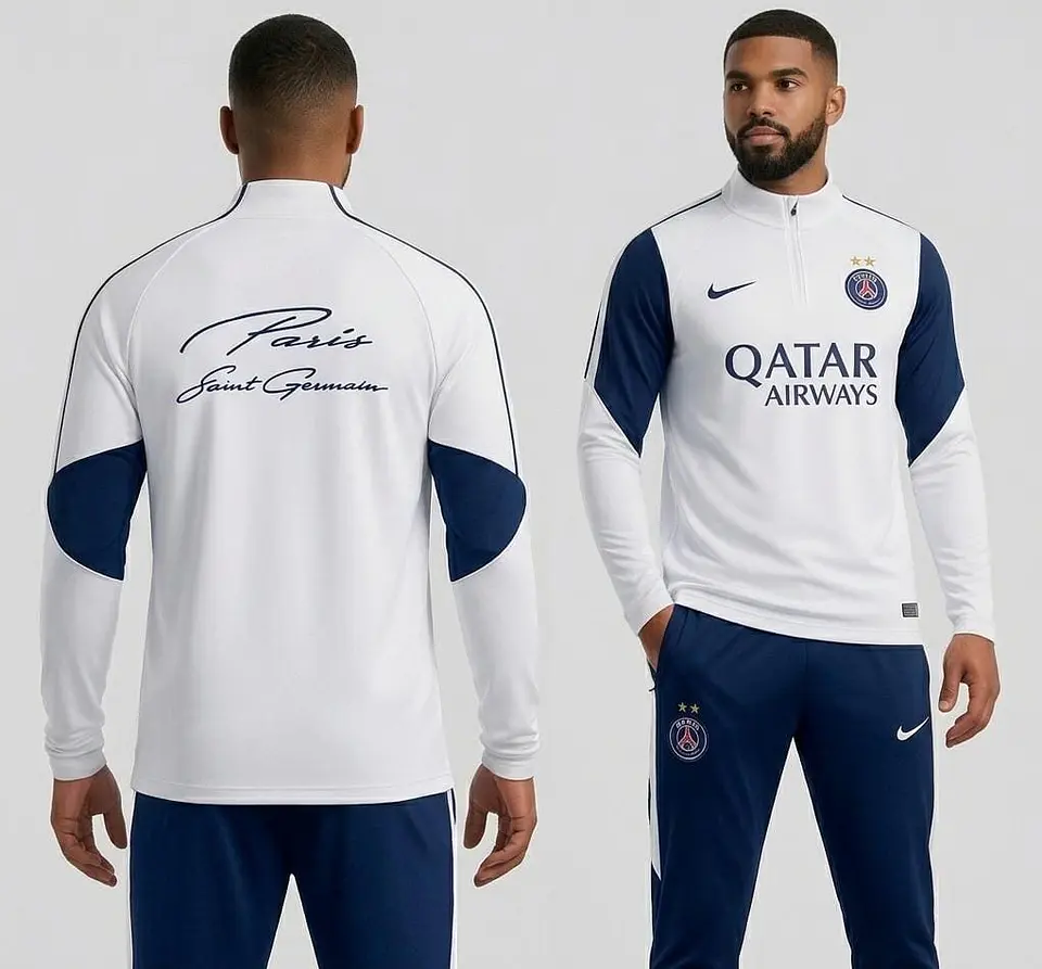 PSG 26/27 (Meio Ziper) Fato Treino Criança/Adulto 1