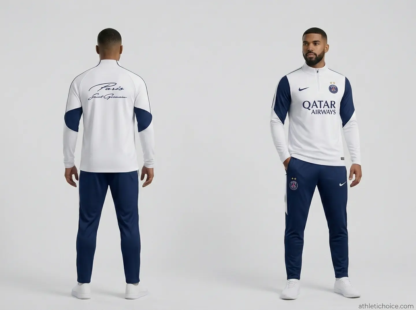 PSG 26/27 (Meio Ziper) Fato Treino Criança/Adulto 2