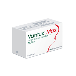 Vantux Max  (Biotina, Aminoácidos y Zinc - 60 cápsulas)