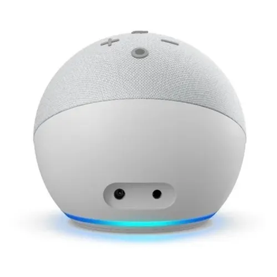 Amazon Echo Dot 4th Gen con Reloj (ALEXA) - Glacier White